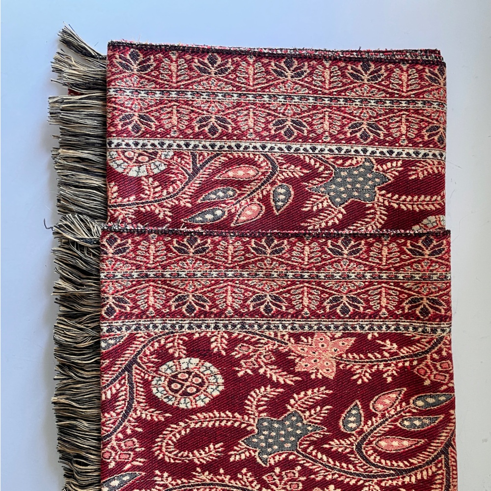 Abugazla Woven Tapestry Reversible Throw Blanket Shawl Deer Nordic Bohemian FLAW